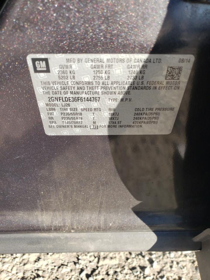 VIN 2GNFLDE36F6144767 2015 CHEVROLET EQUINOX no.13