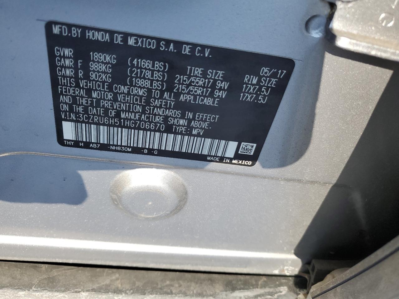 2017 Honda HR-V - Image 15