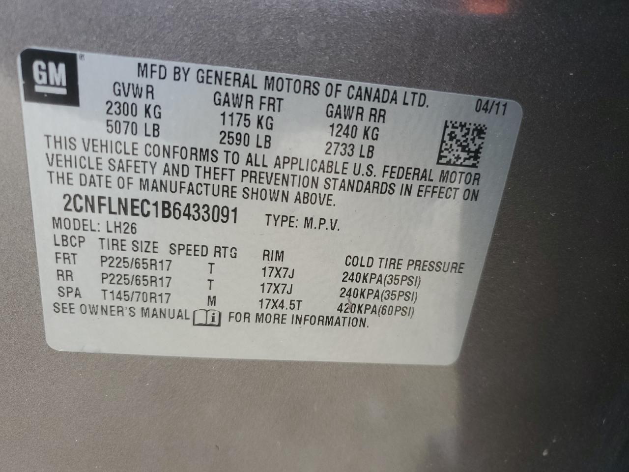 2011 Chevrolet Equinox - Image 14