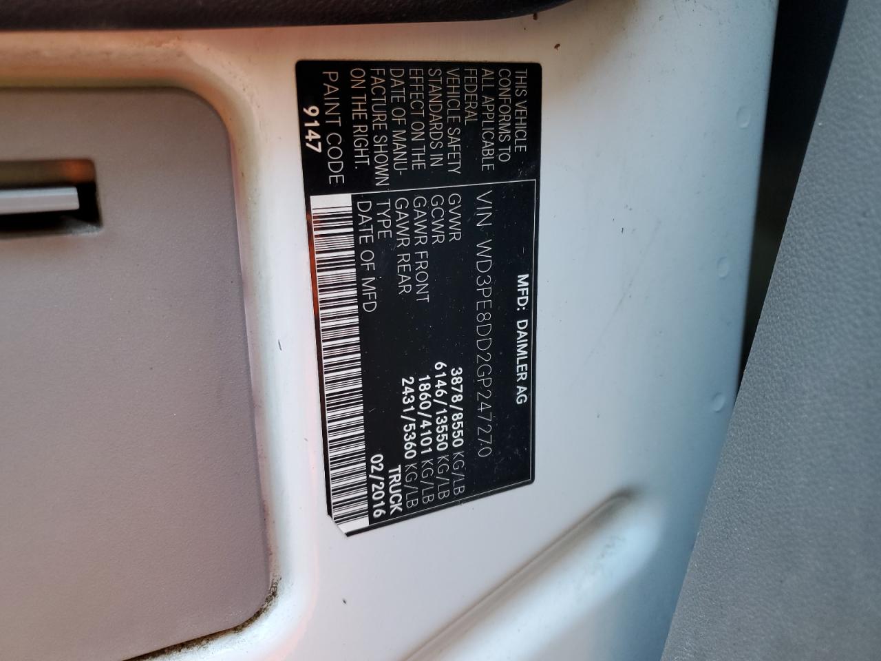 2016 Mercedes-Benz Sprinter - Image 13