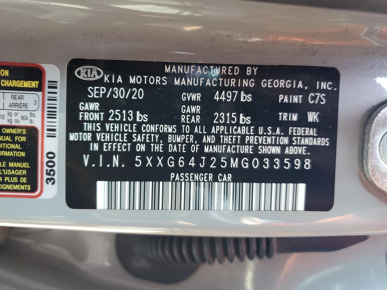 2021 Kia K5 - Image 14