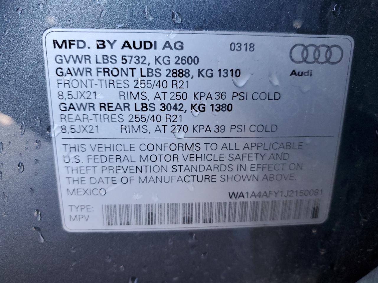 2018 Audi SQ5 - Image 13