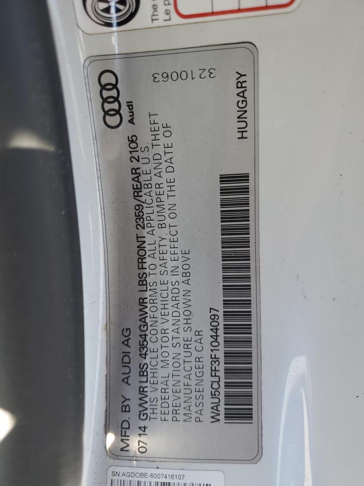 VIN WAU5CLFF3F1044097 2015 AUDI A3 no.12