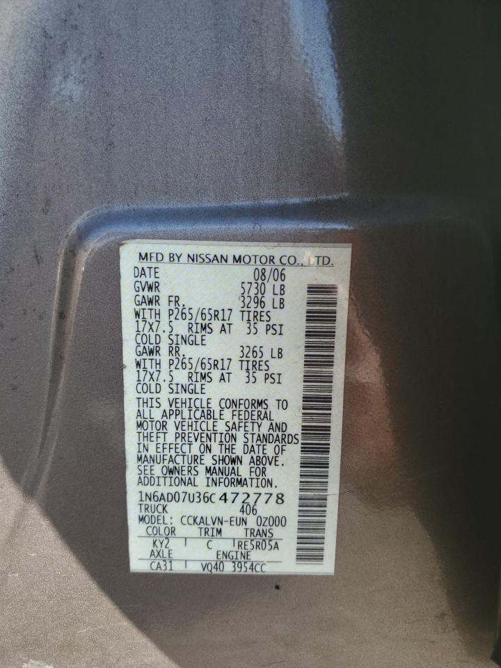 2006 Nissan Navara (Frontier) - Image 12