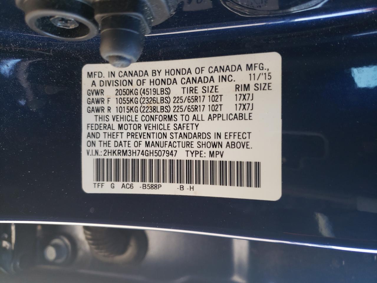 2016 Honda CR-V - Image 12