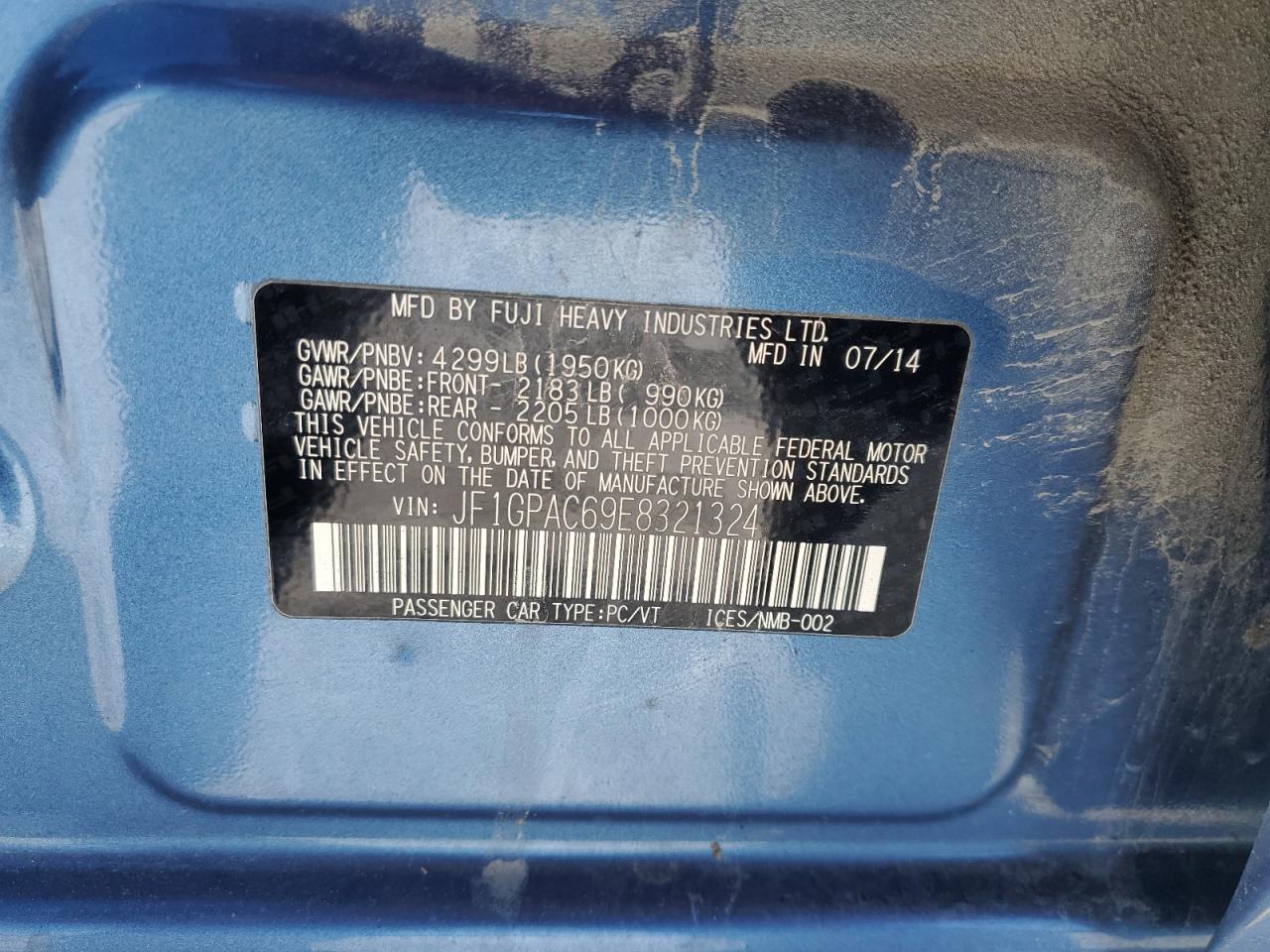 2014 Subaru Impreza - Image 15