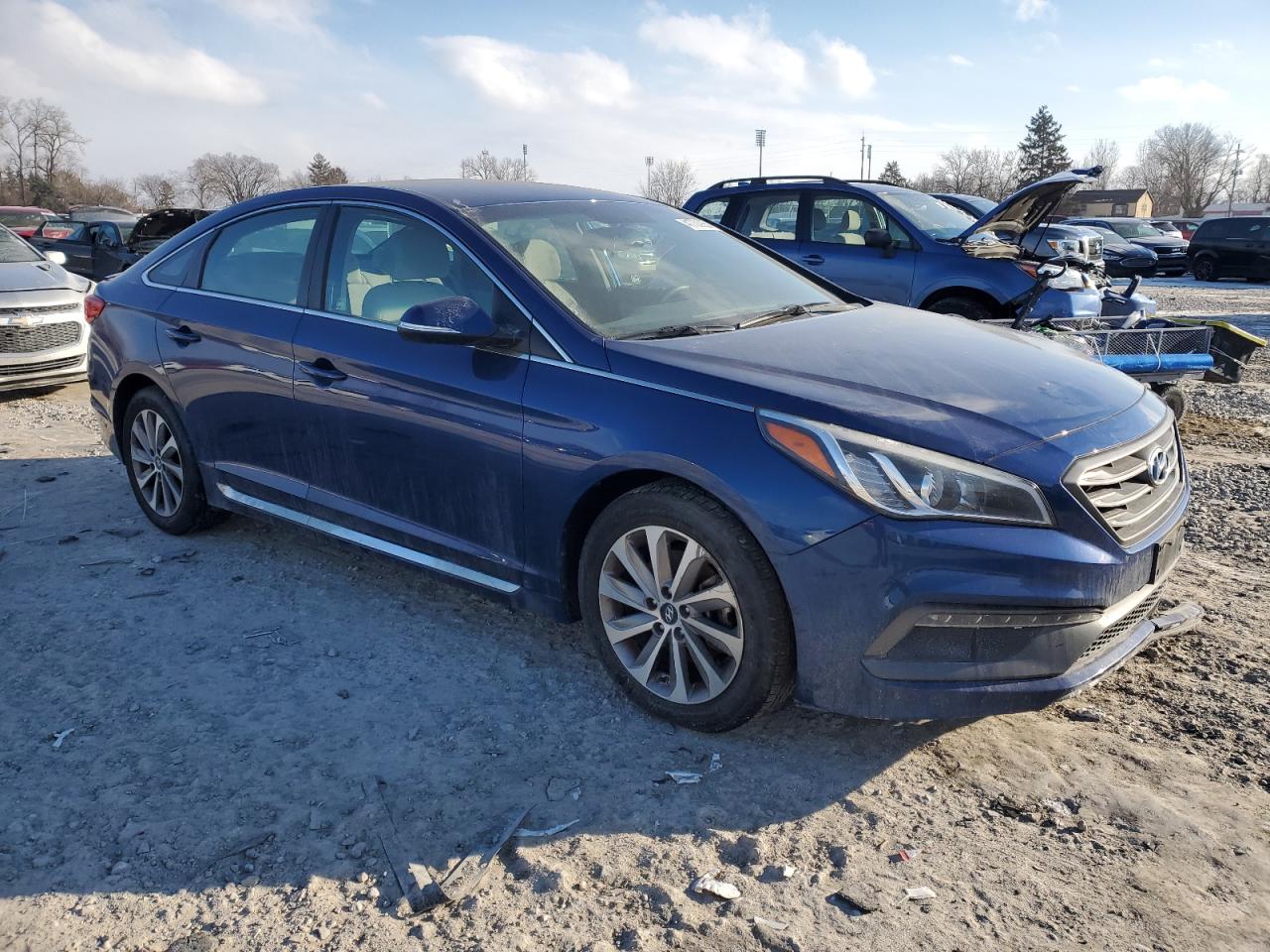 VIN 5NPE34AF4FH050242 2015 HYUNDAI SONATA no.4