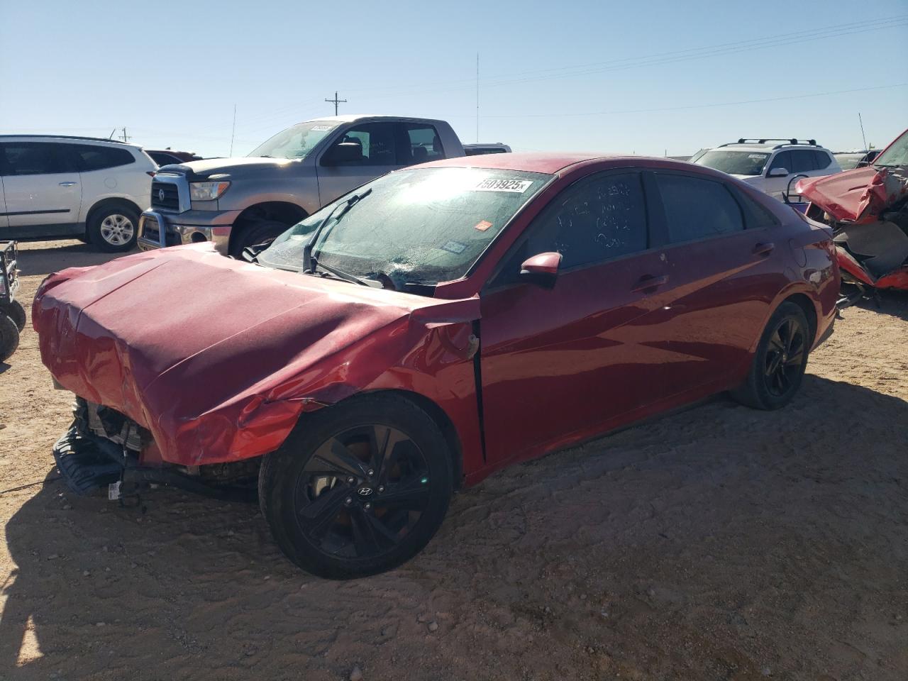 2021 Hyundai Elantra Sel на продаже в Andrews, TX - Front End
