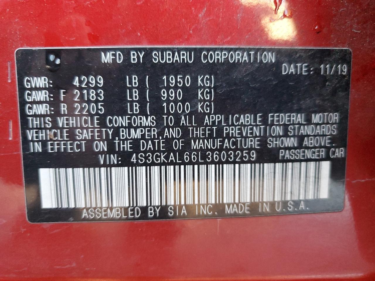 2020 Subaru Impreza - Image 12