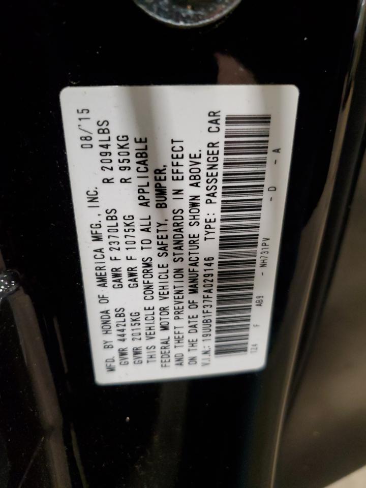 VIN 19UUB1F37FA029146 2015 ACURA TLX no.12