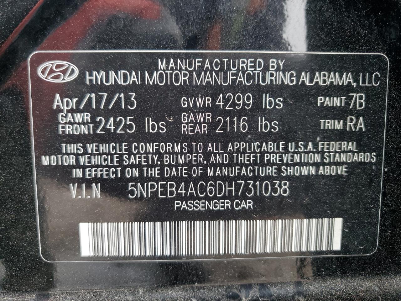 2013 Hyundai Sonata - Image 14