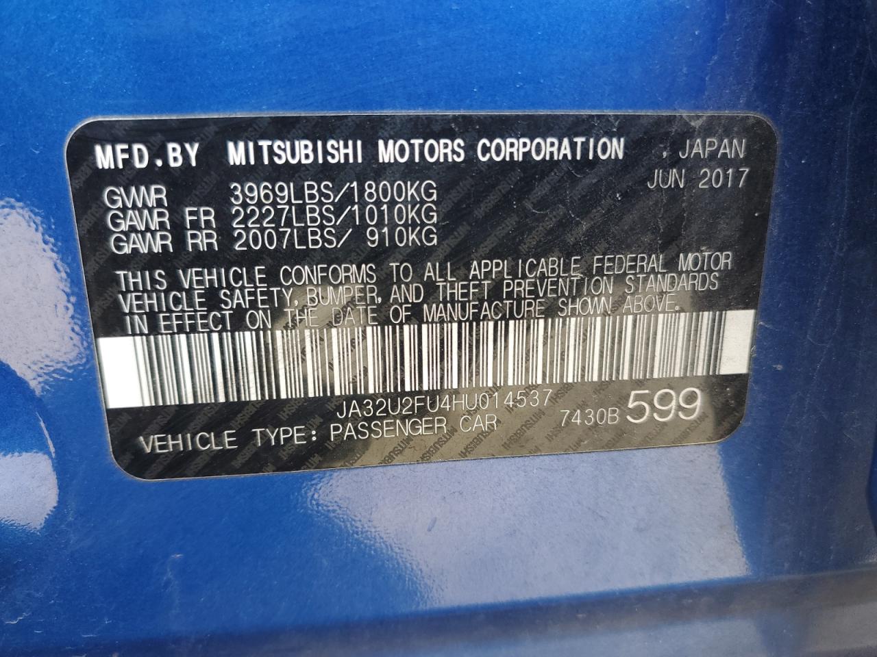 2017 Mitsubishi Lancer - Image 12