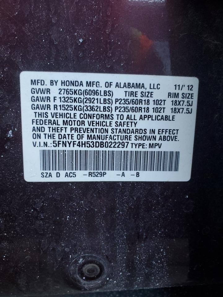 2013 Honda Pilot - Image 13