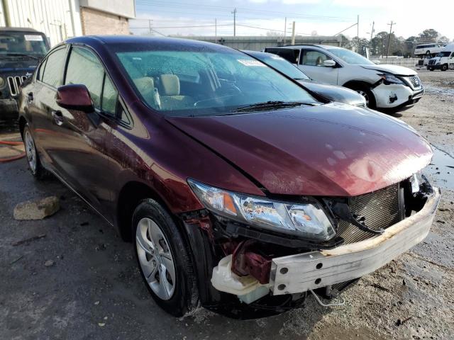  HONDA CIVIC 2013 Burgundy