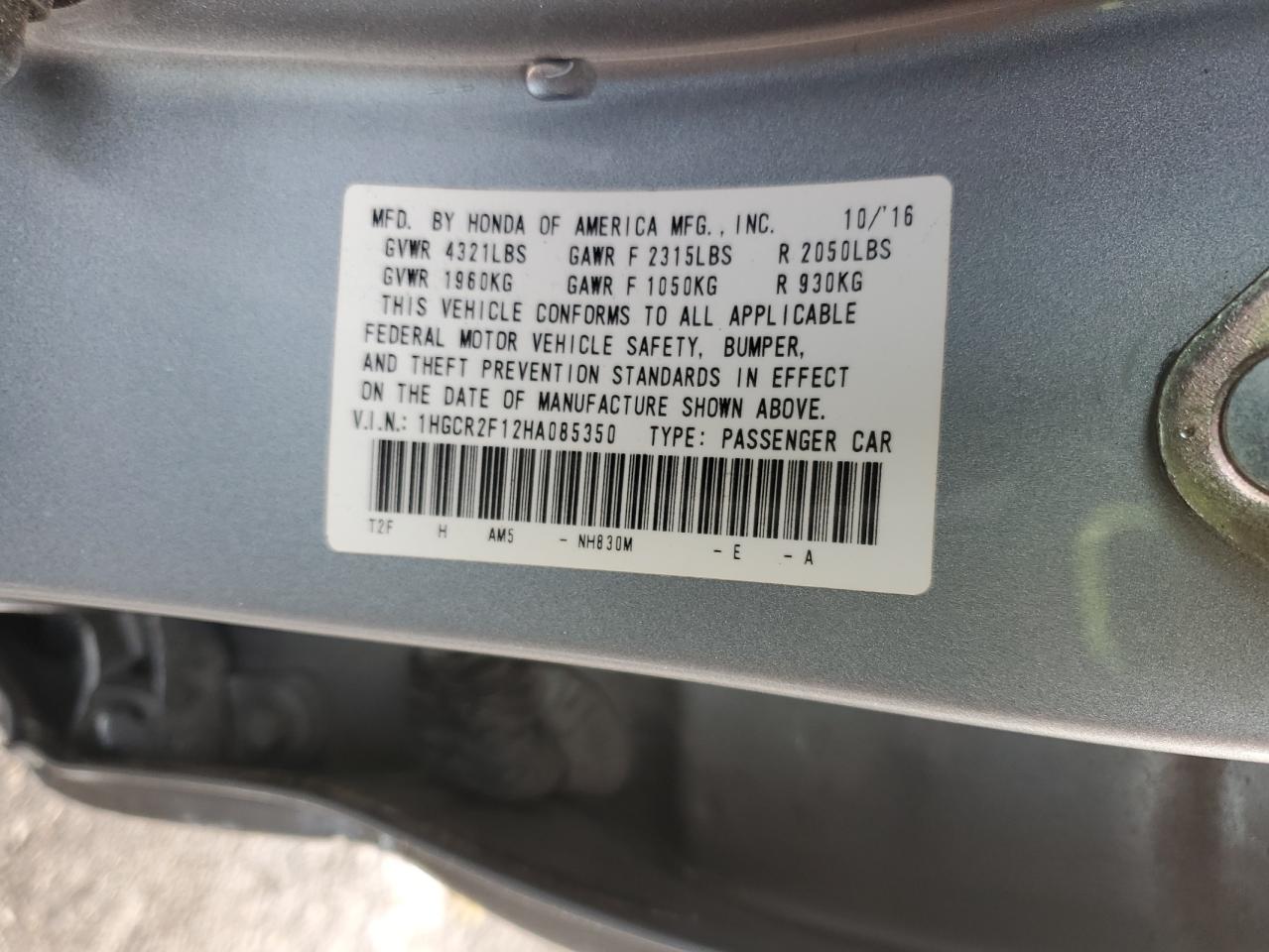 2017 Honda Accord - Image 12