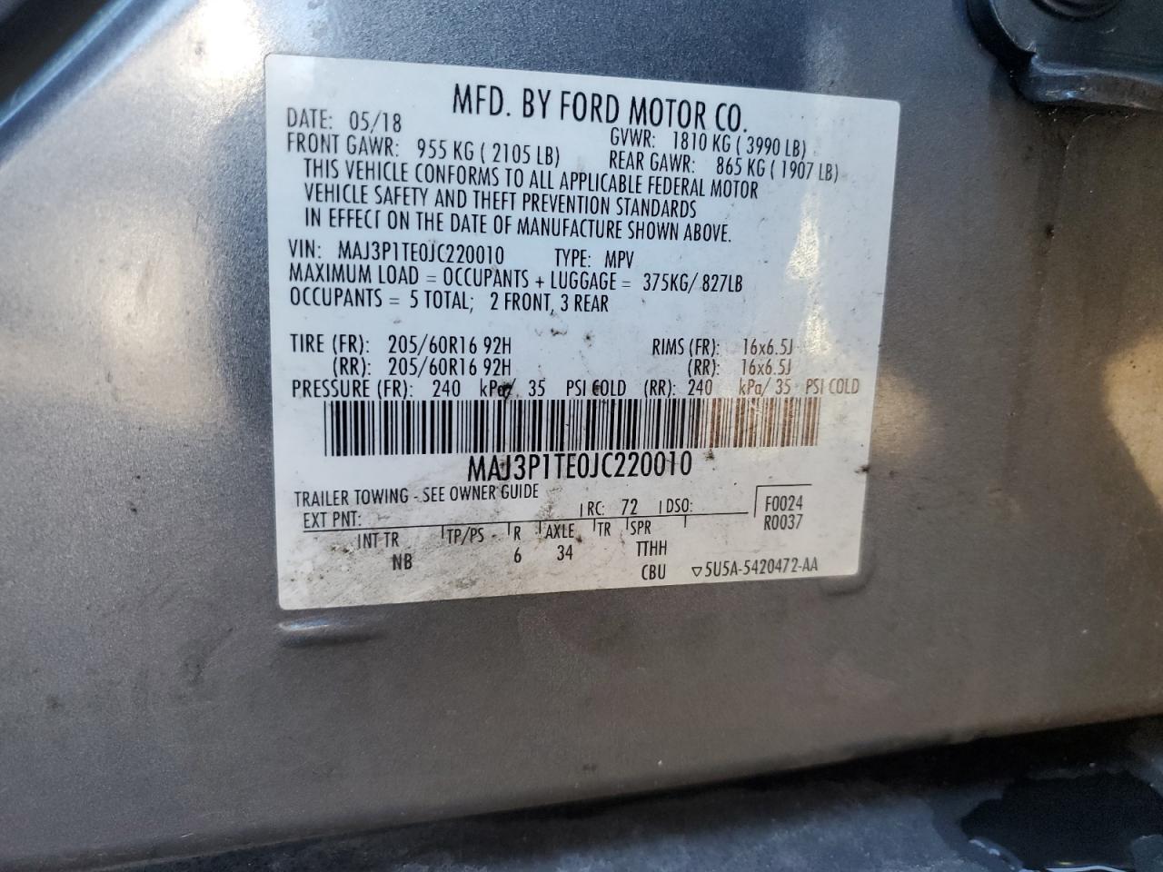 2018 Ford EcoSport - Image 13