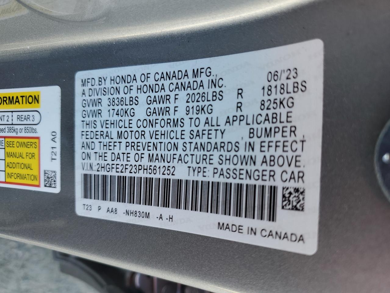 2023 Honda Civic - Image 13