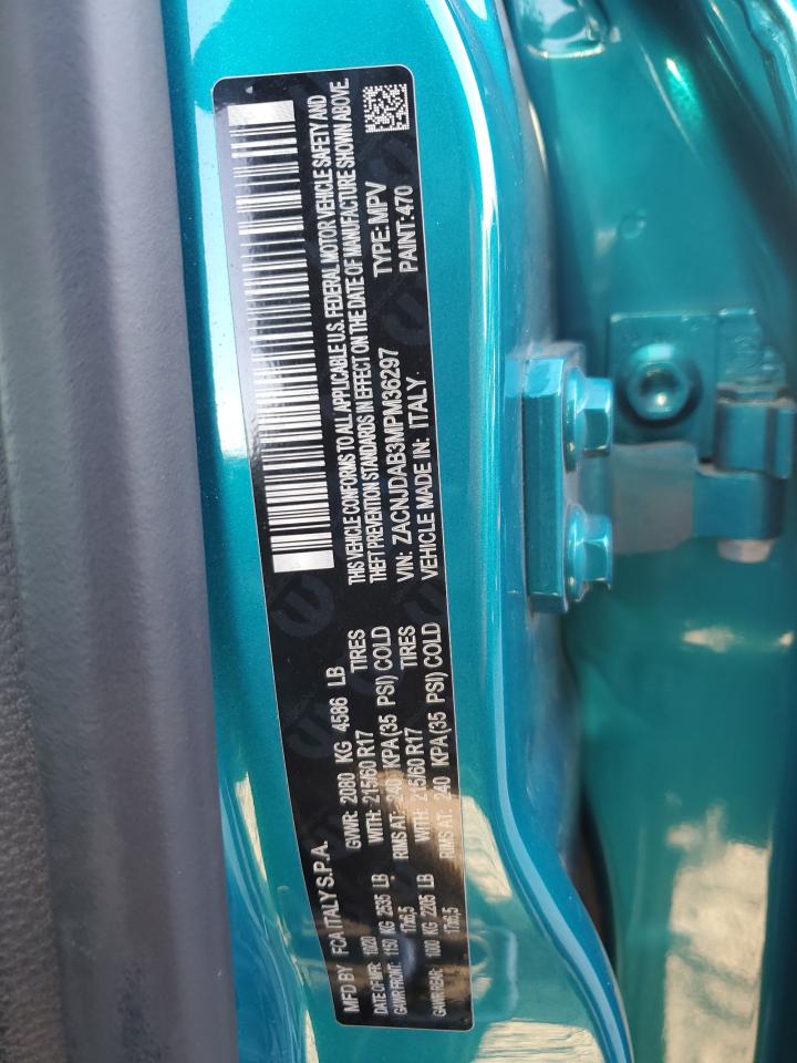 ZACNJDAB3MPM36297 Jeep Renegade 2021. Фото: 12