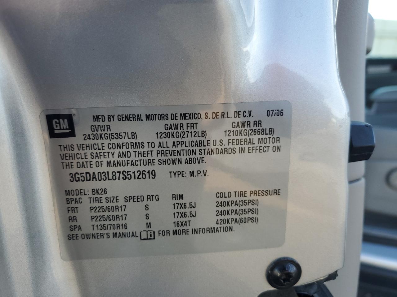 2007 Buick Rendezvous - Image 13