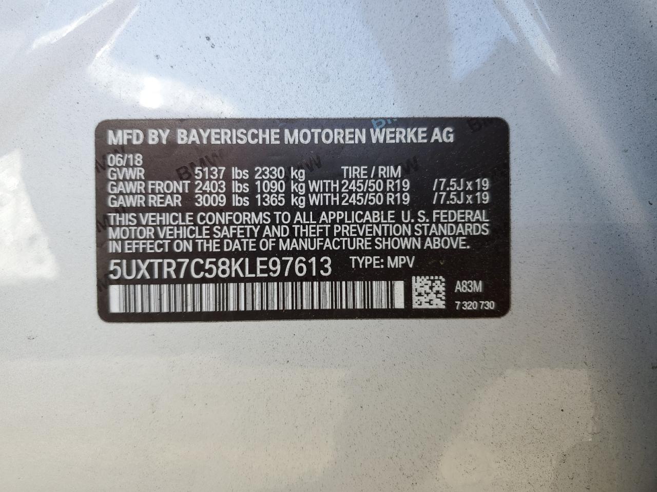 2019 BMW X3 - Image 13