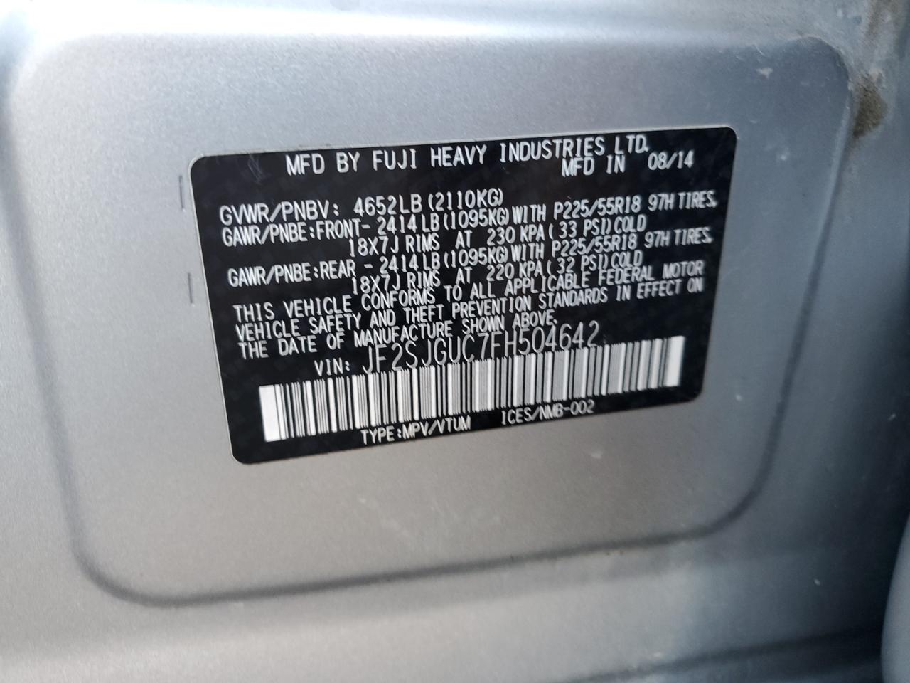 2015 Subaru Forester - Image 13