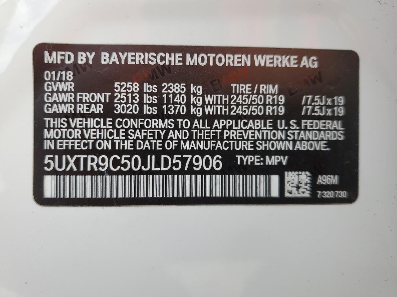 2018 BMW X3 - Image 14