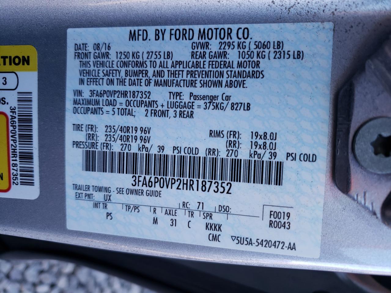 2017 Ford Fusion - Image 12