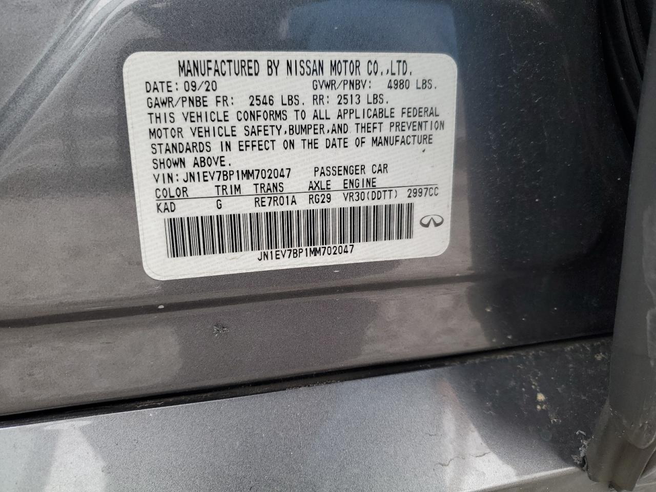 2021 Infiniti Q50 - Image 12