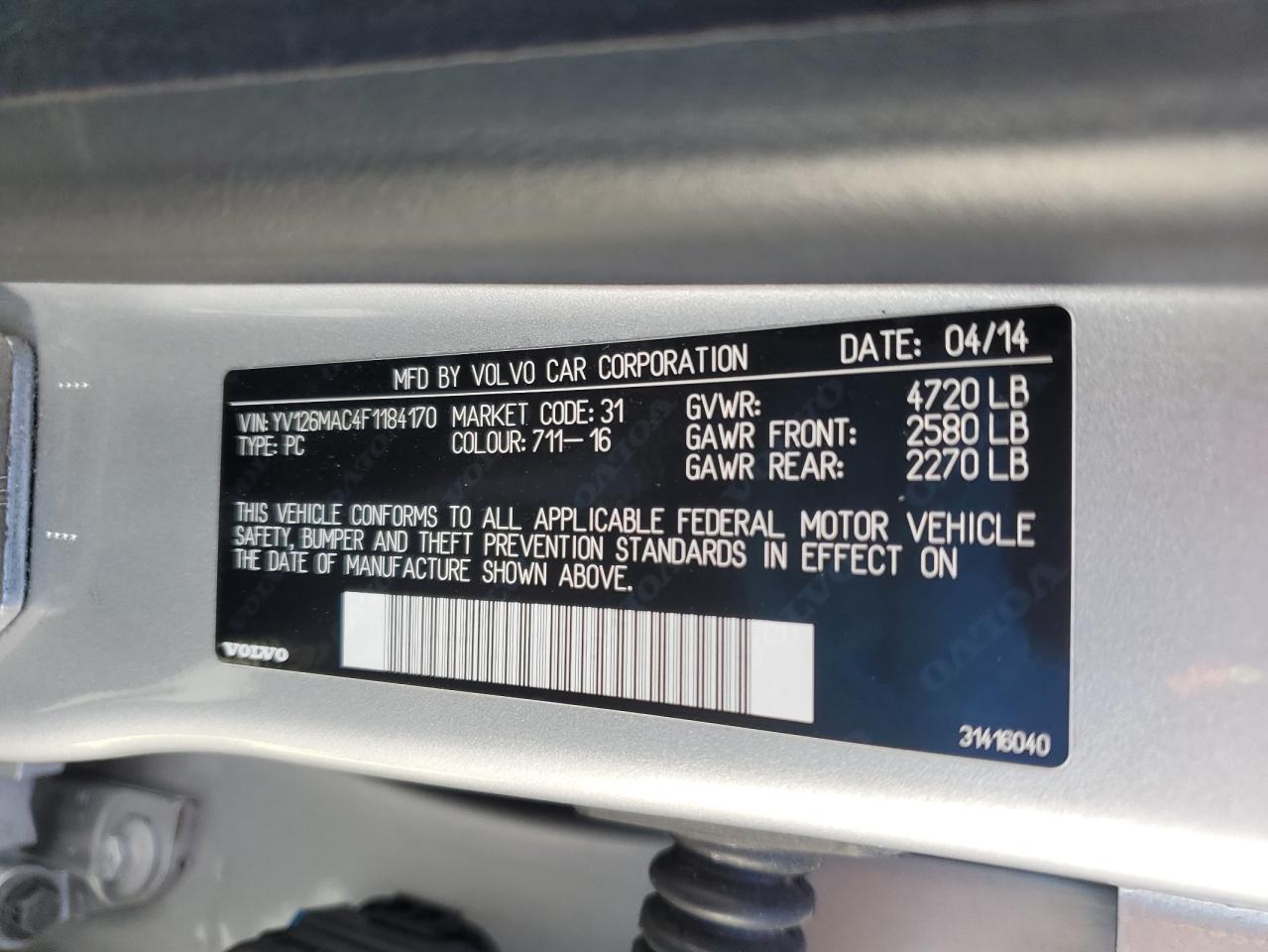 2015 Volvo S80 - Image 12