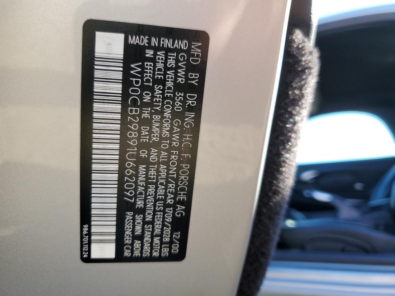 2001 Porsche Boxster - Image 14