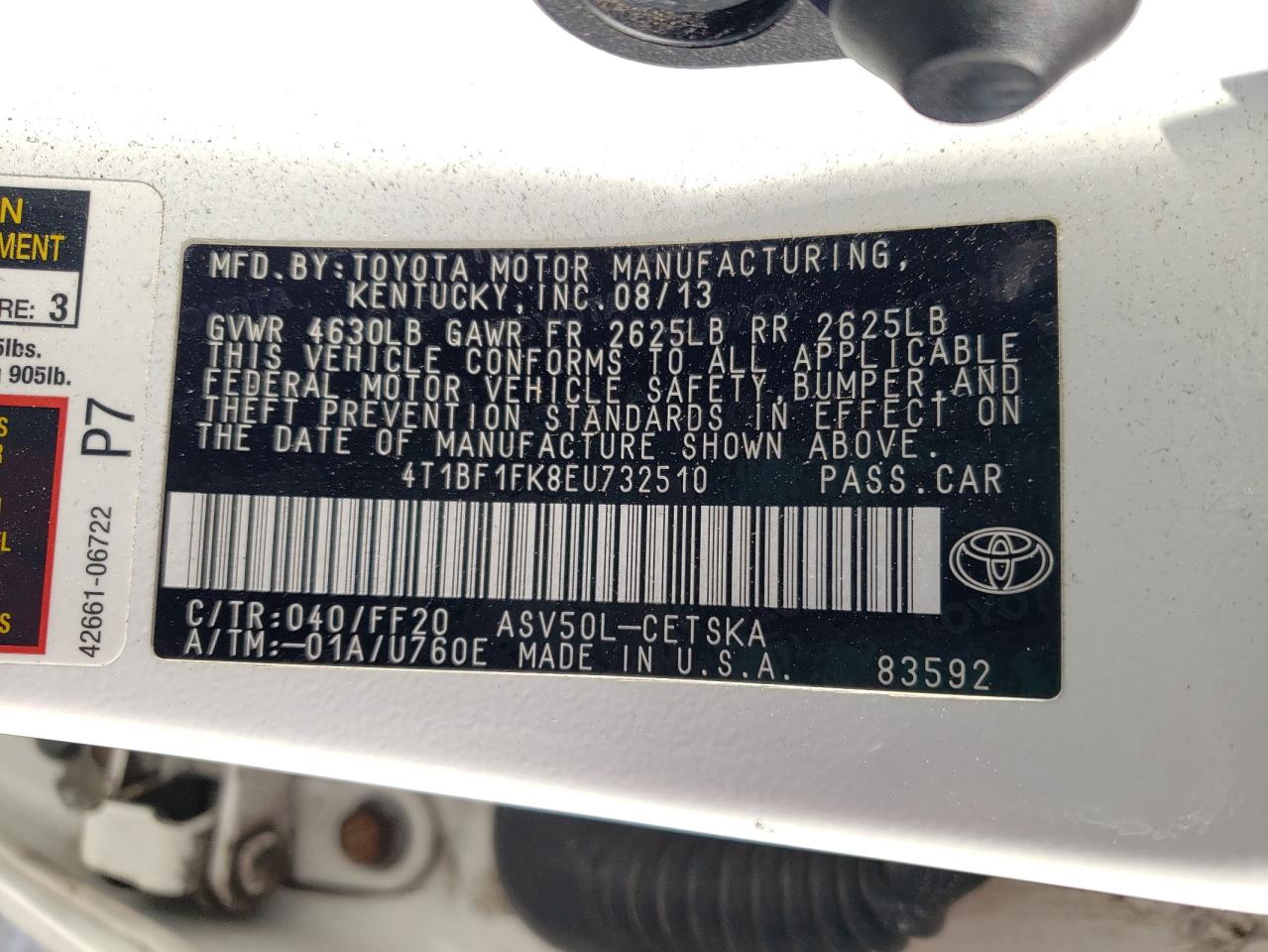 2014 Toyota Camry - Image 12