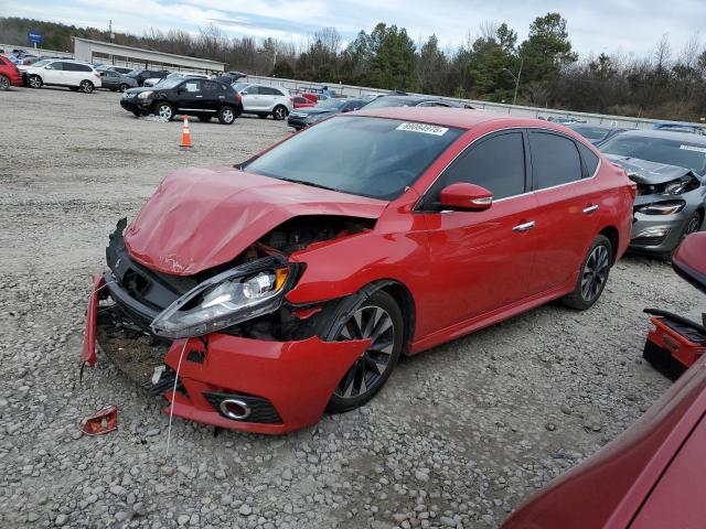  NISSAN SENTRA 2017 Czerwony