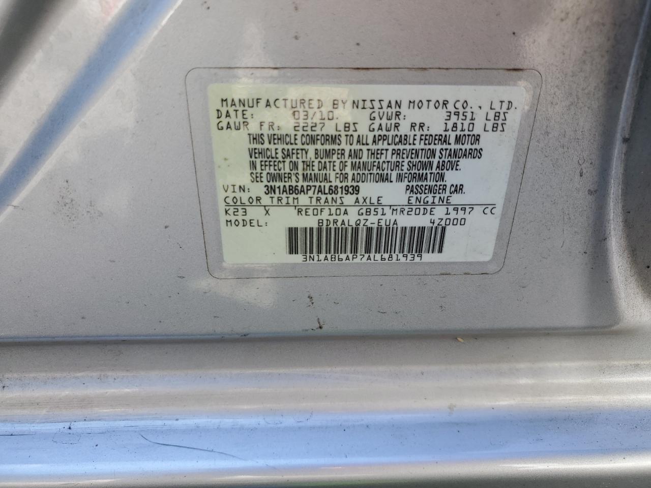 2010 Nissan Sentra - Image 14