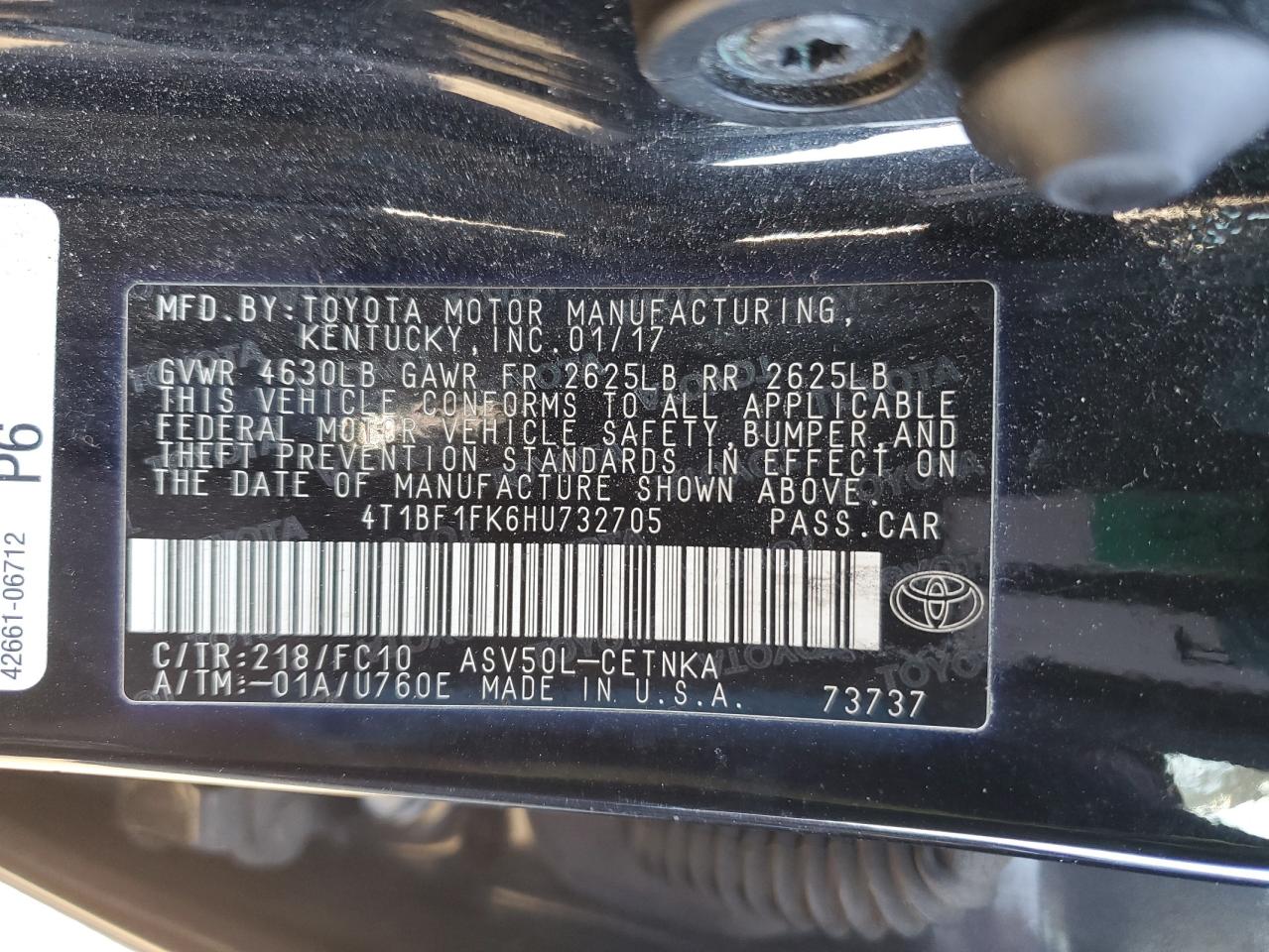 2017 Toyota Camry - Image 12