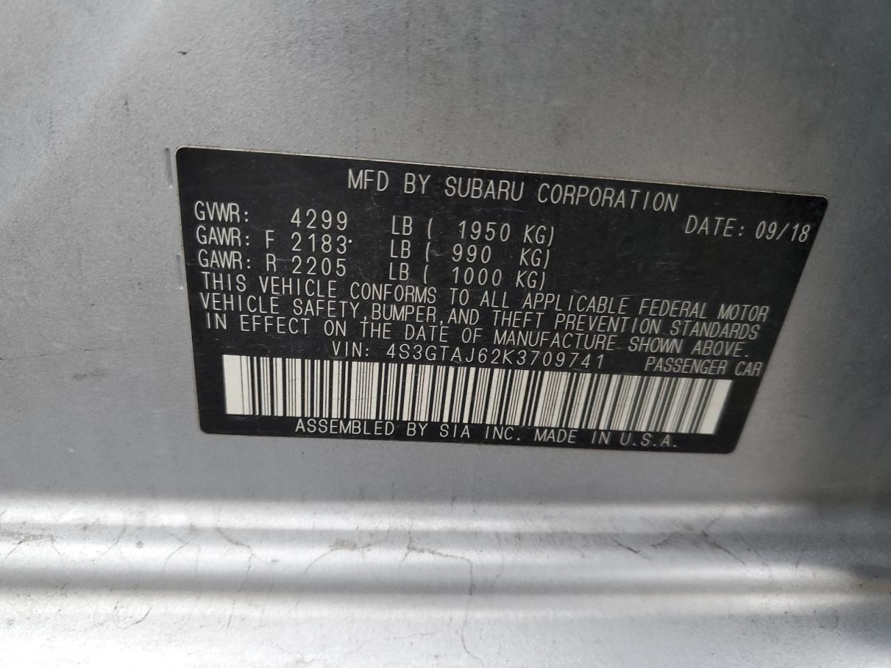 2019 Subaru Impreza - Image 12