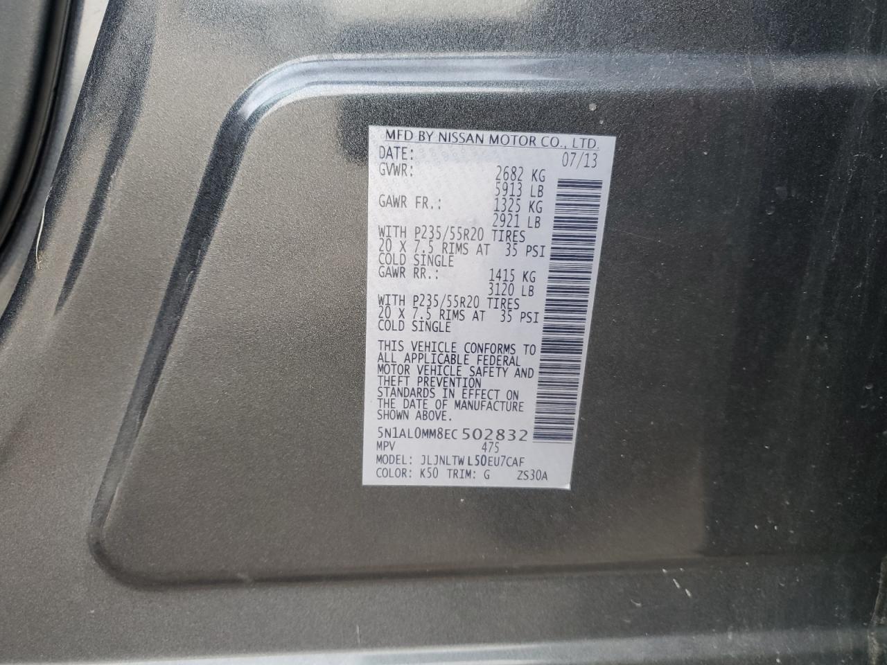 2014 Infiniti QX60 - Image 13