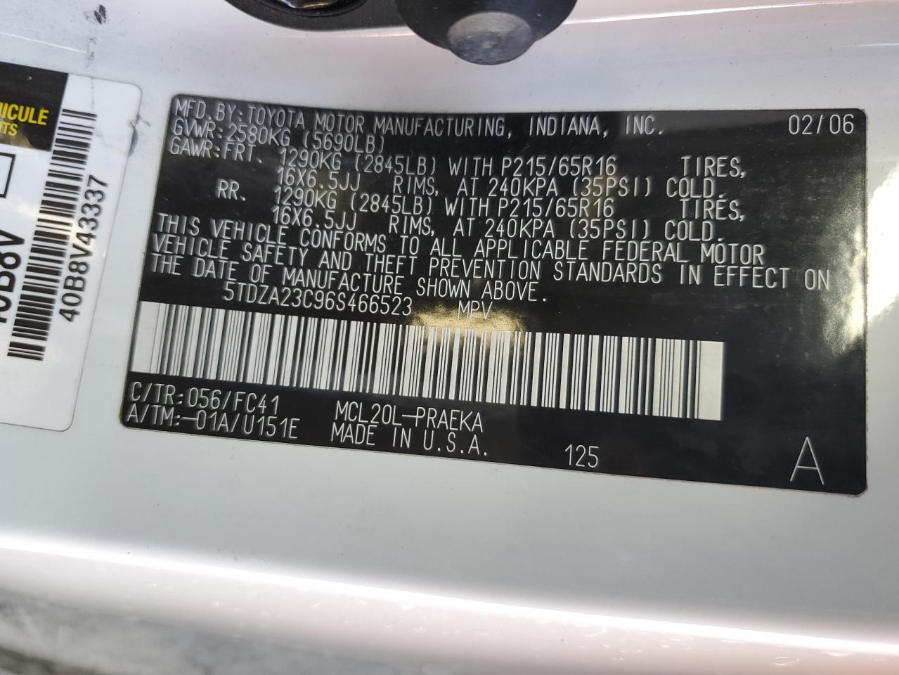 2006 Toyota Sienna - Image 14