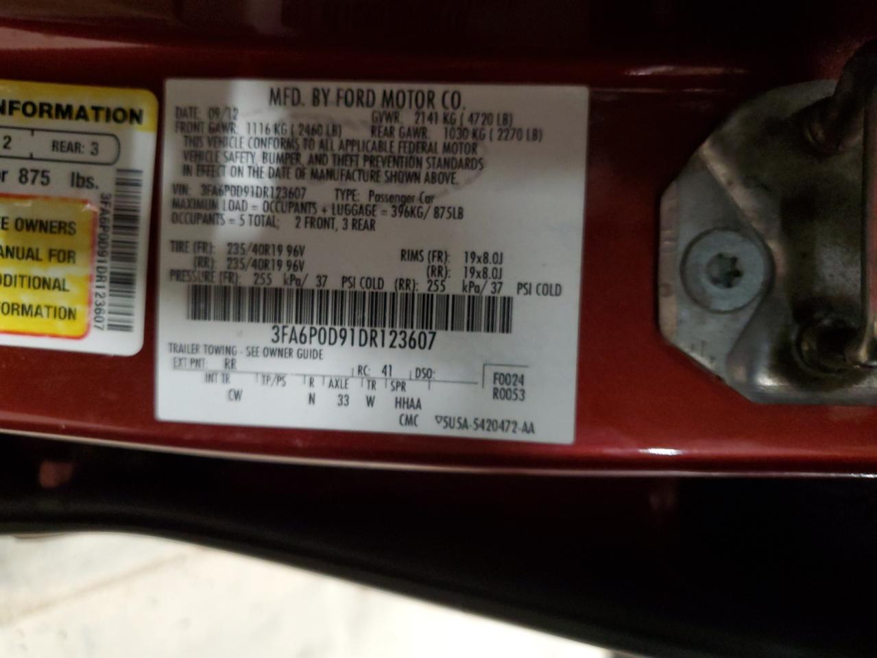 2013 Ford Fusion - Image 12