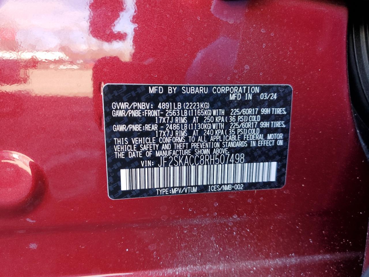 2024 Subaru Forester - Image 15