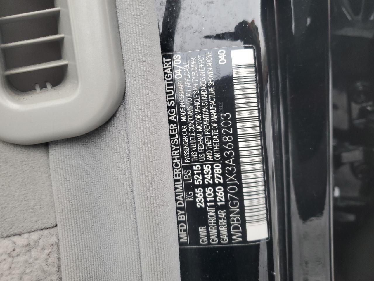 2003 Mercedes-Benz S-klasse - Image 12