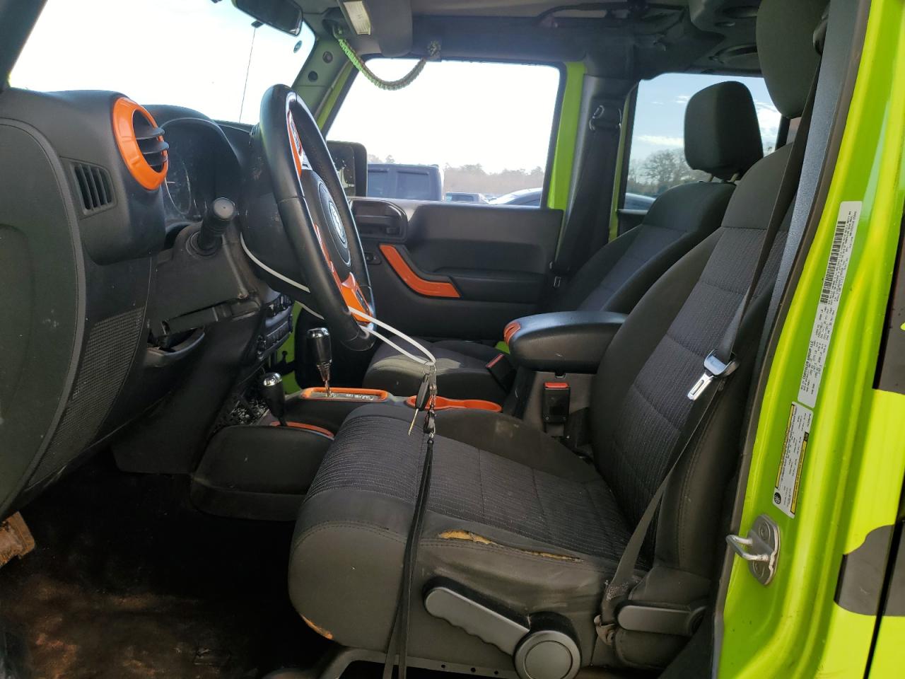 2012 Jeep Wrangler Unlimited Sport VIN: 1C4BJWDGXCL235458 Lot: 42916825