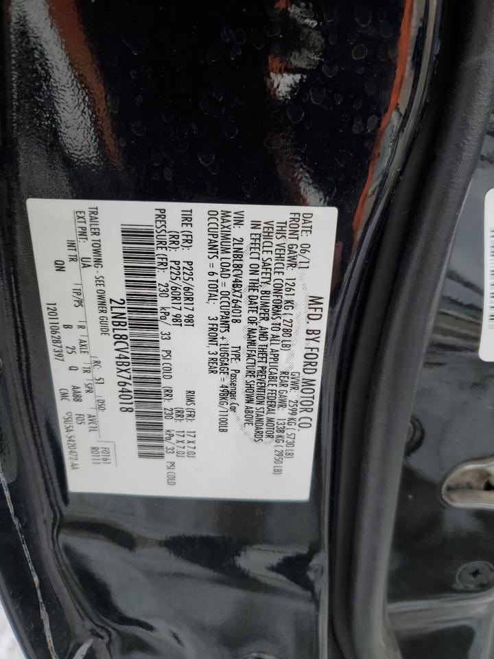 2011 Lincoln Town Car Signature Limited VIN: 2LNBL8CV4BX764018 Lot: 42079025