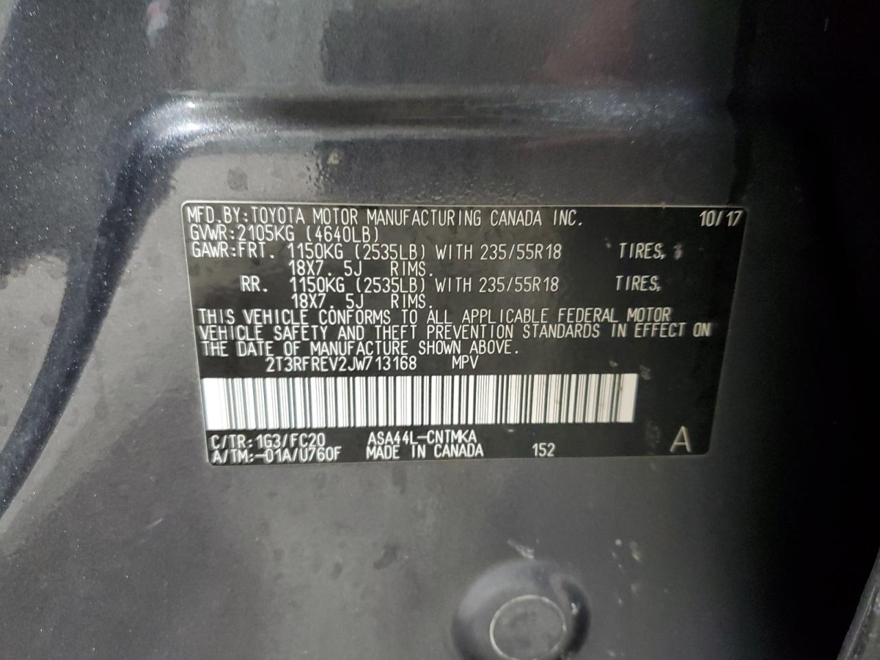 2018 Toyota RAV 4 - Image 13