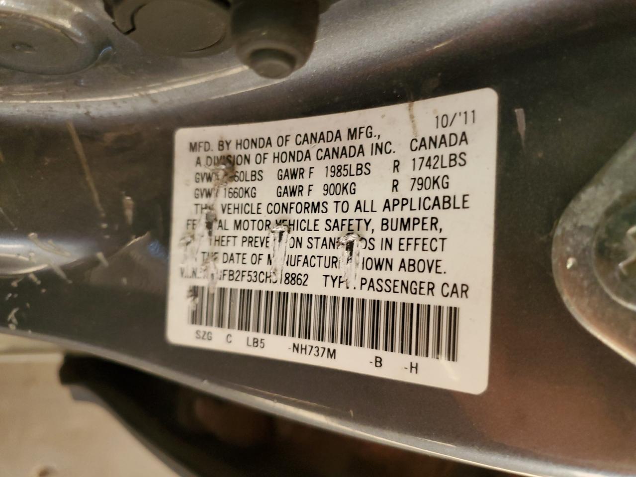 2012 Honda Civic - Image 14