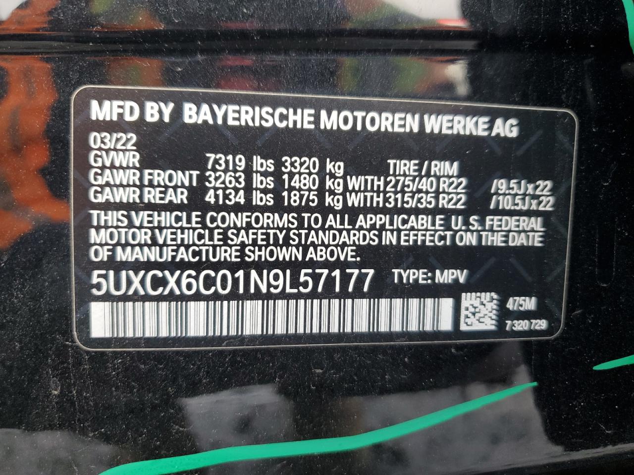 2022 BMW X7 - Image 13