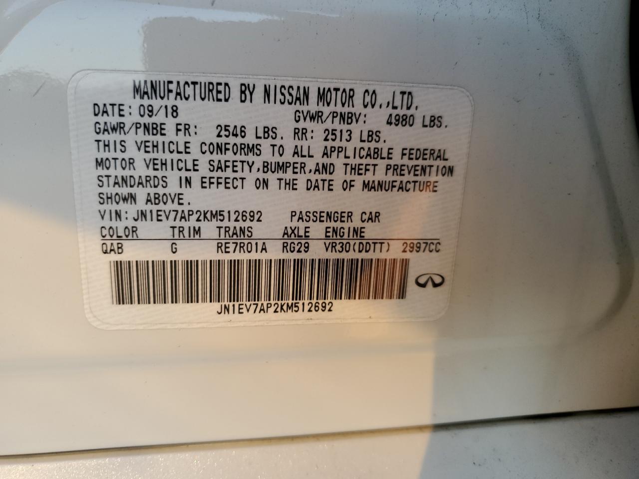 2019 Infiniti Q50 - Image 14