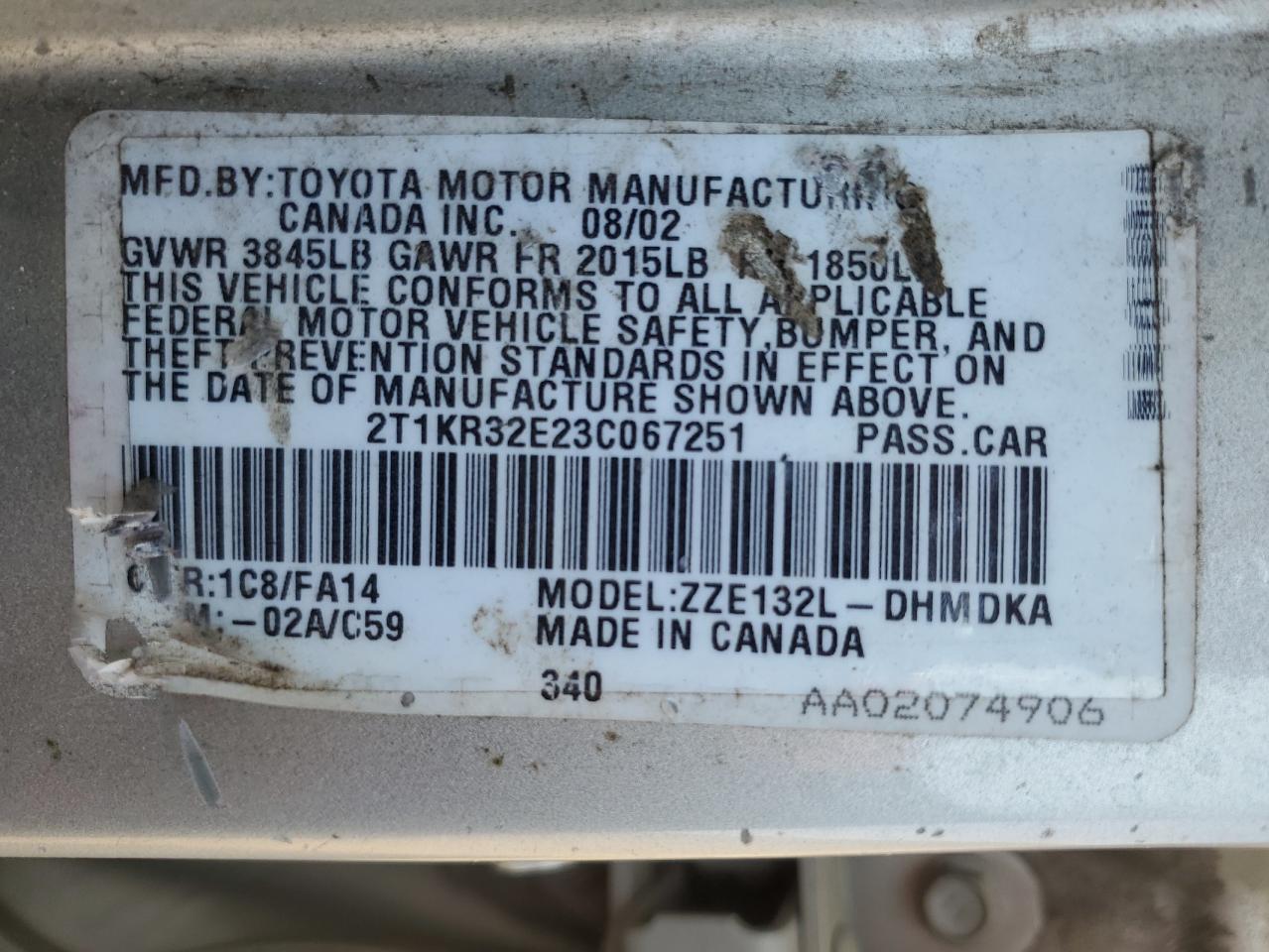 2003 Toyota Corolla - Image 12