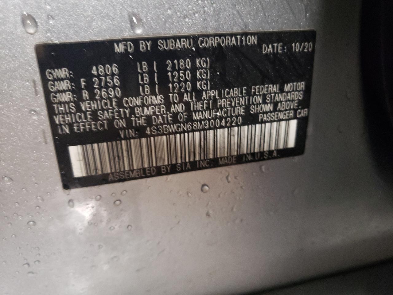 2021 Subaru Legacy - Image 12