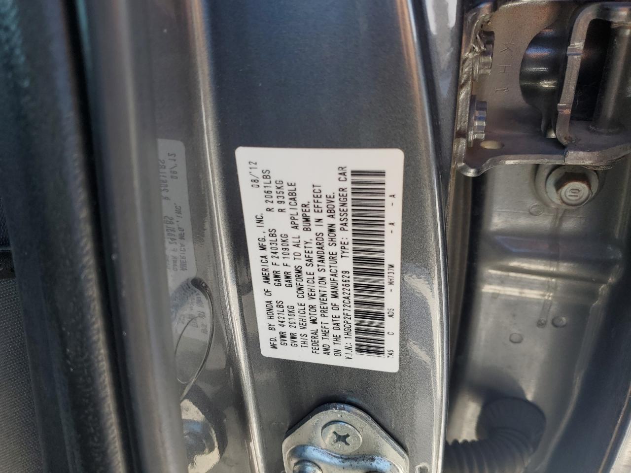 2012 Honda Accord - Image 13