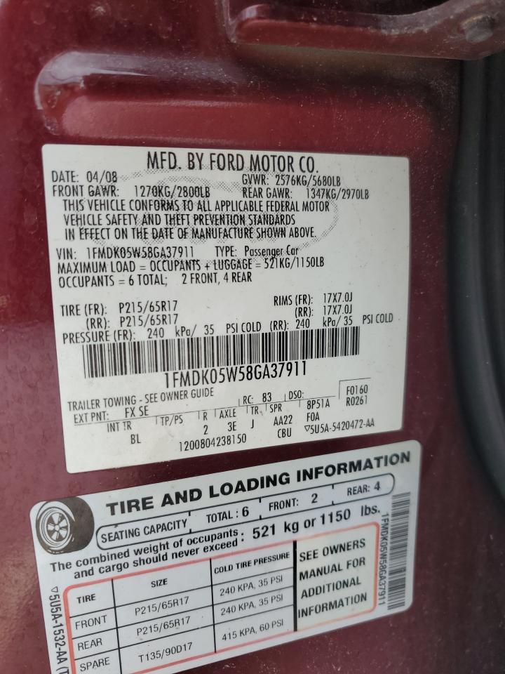 2008 Ford Taurus - Image 15